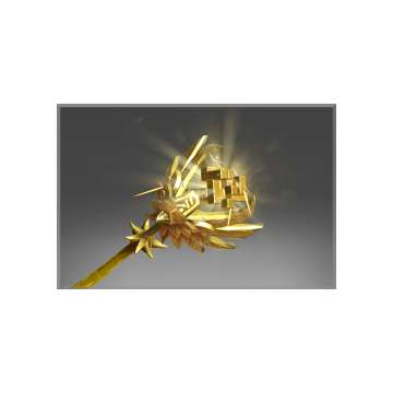 Inscribed Golden Staff of Perplex